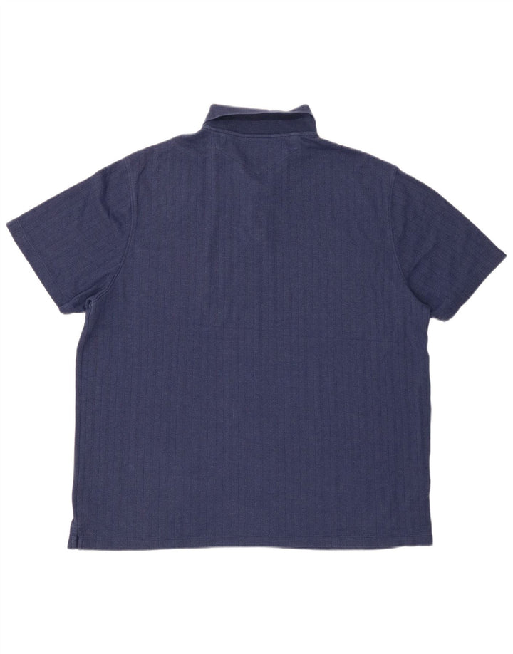 PIERRE CARDIN Polo Homme XL Bleu Marine Coton