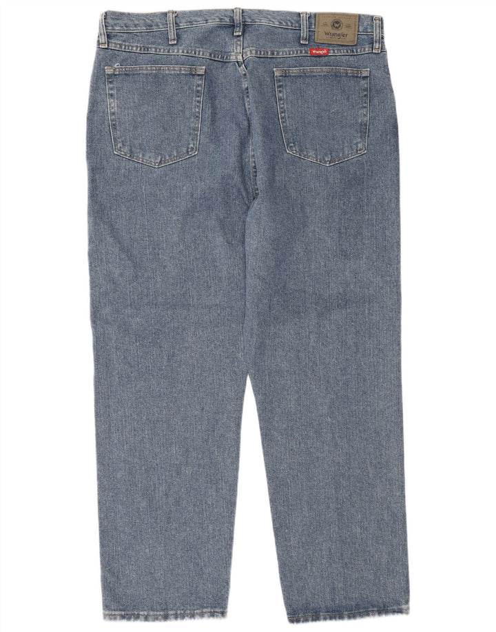 Wrangler Jean droit homme W40 L30 bleu coton