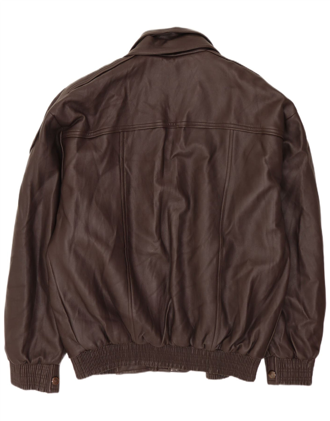 veste en cuir homme vintage UK 42 XL Marron