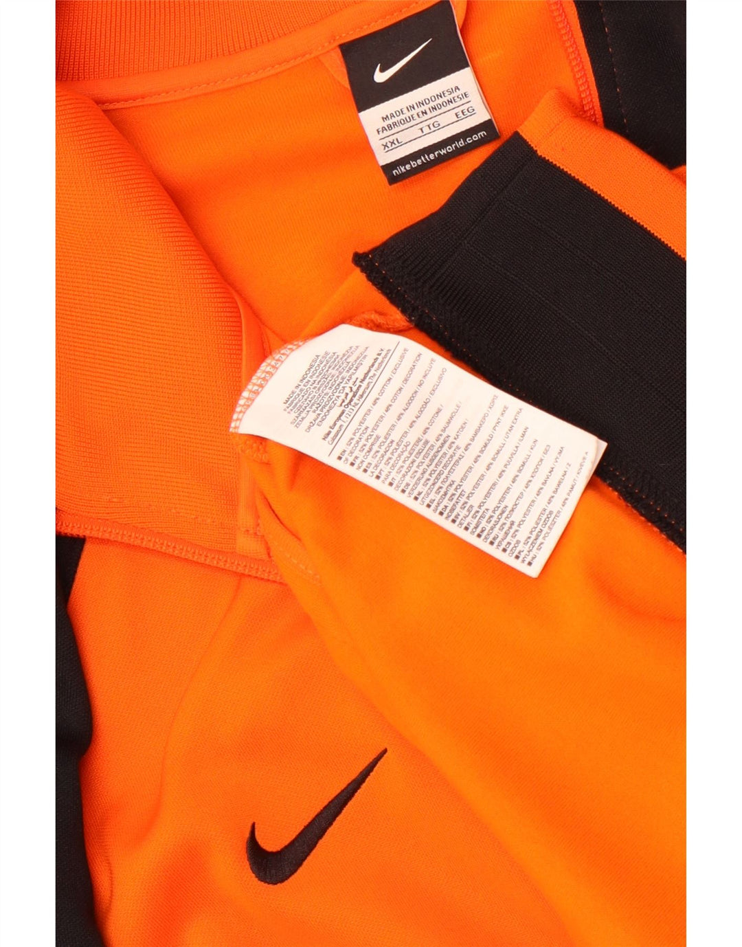 Nike Hommes KNVB Graphic Survêtement Top Veste 2XL Orange Colorblock