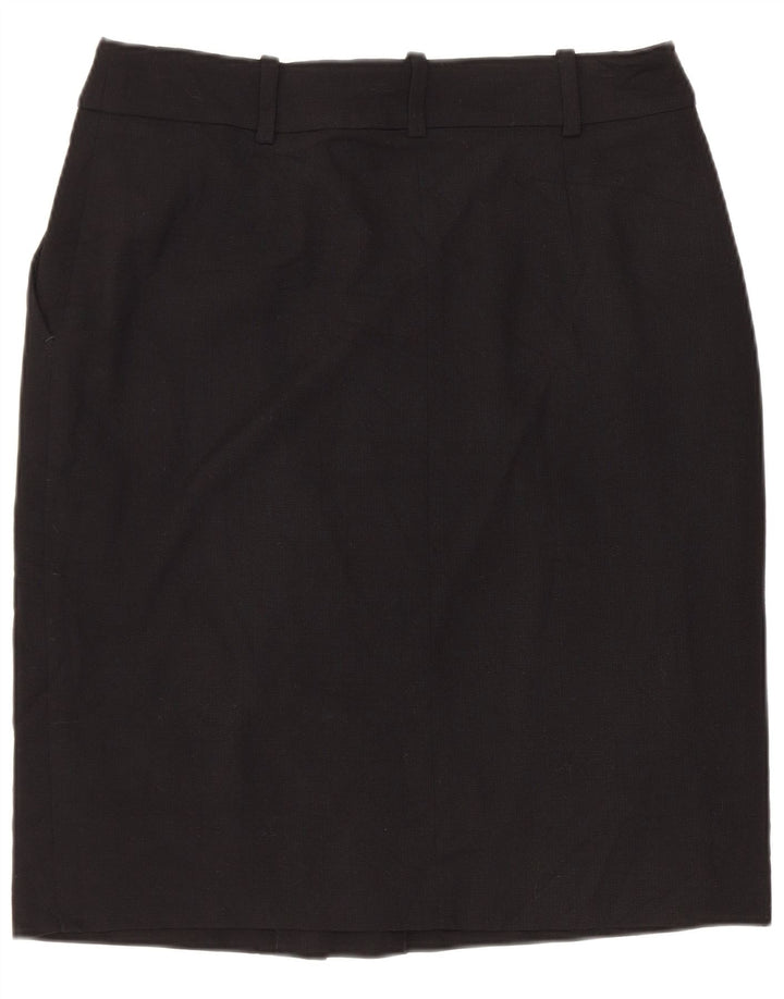 BROOKS BROTHERS Jupe droite pour femme US 4 Medium W30 Laine noire