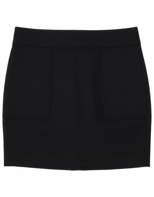 Zara Femme Mini Jupe XS W24 Bleu Marine Coton