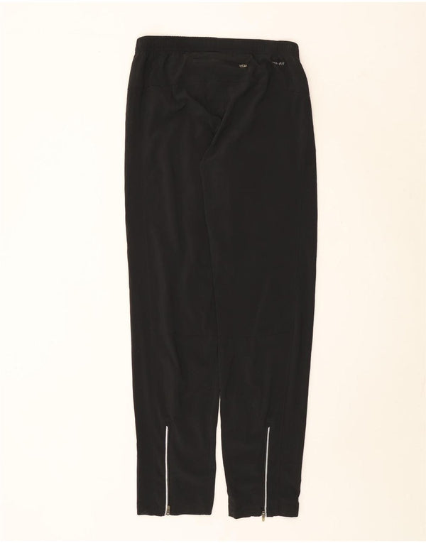 NIKE Pantalon de survêtement Dri Fit pour femme UK 10 Small Noir Polyester