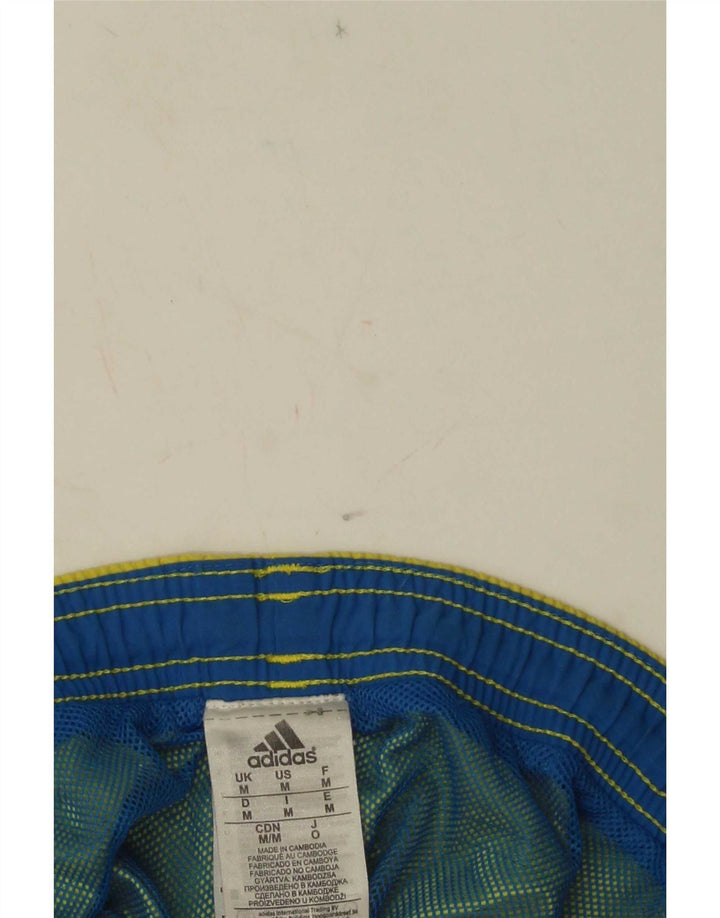 Adidas Short de bain homme en nylon jaune moyen
