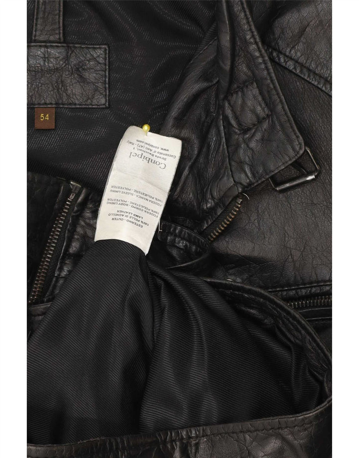 Conbipel Veste en Cuir Homme IT 54 XL Cuir Noir