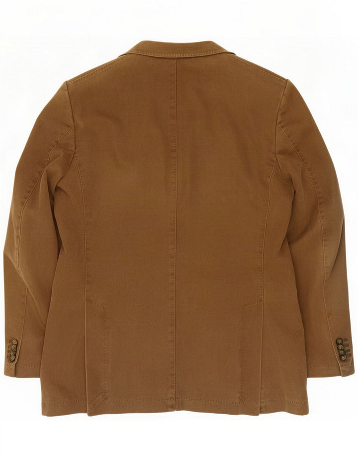 Gant Veste blazer 2 boutons pour homme EU 48 Coton marron moyen