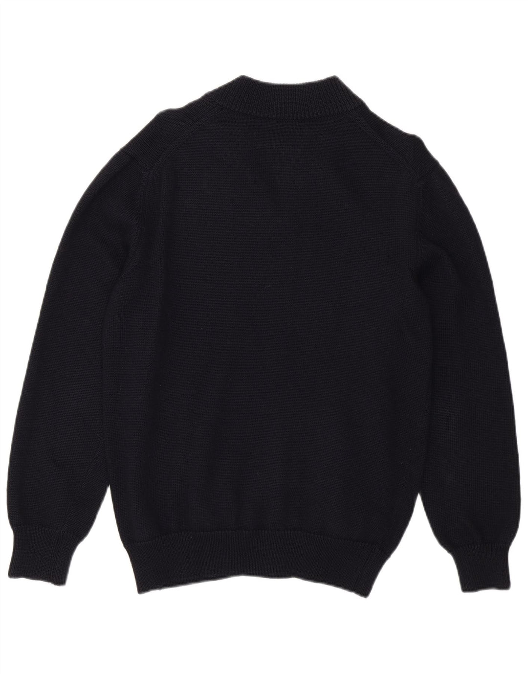 ERMENEGILDO ZEGNA Pull Cardigan Homme UK 36 Petit Laine Vierge Bleu Marine