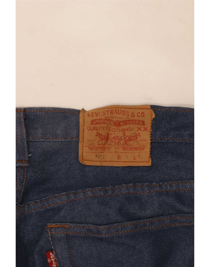 Levi's Jean Droit 501 Femme W30 L28 Bleu Marine