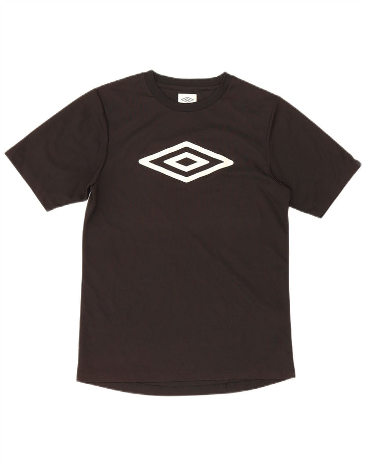 Umbro T-Shirt Graphique Garçon 12-13 ans Noir Polyester