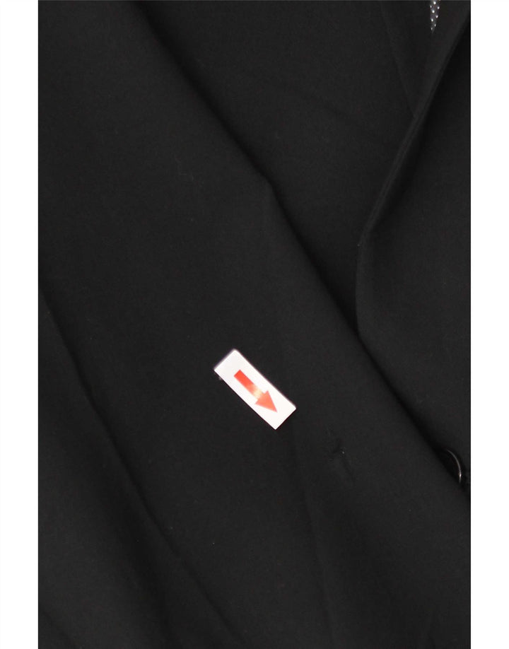 Marks & Spencer Veste blazer à 2 boutons pour homme UK 48 2XL Laine noire
