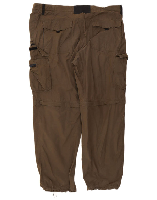 Marks & Spencer Pantalon cargo Active Regular Fit W42 L31 pour homme en coton kaki
