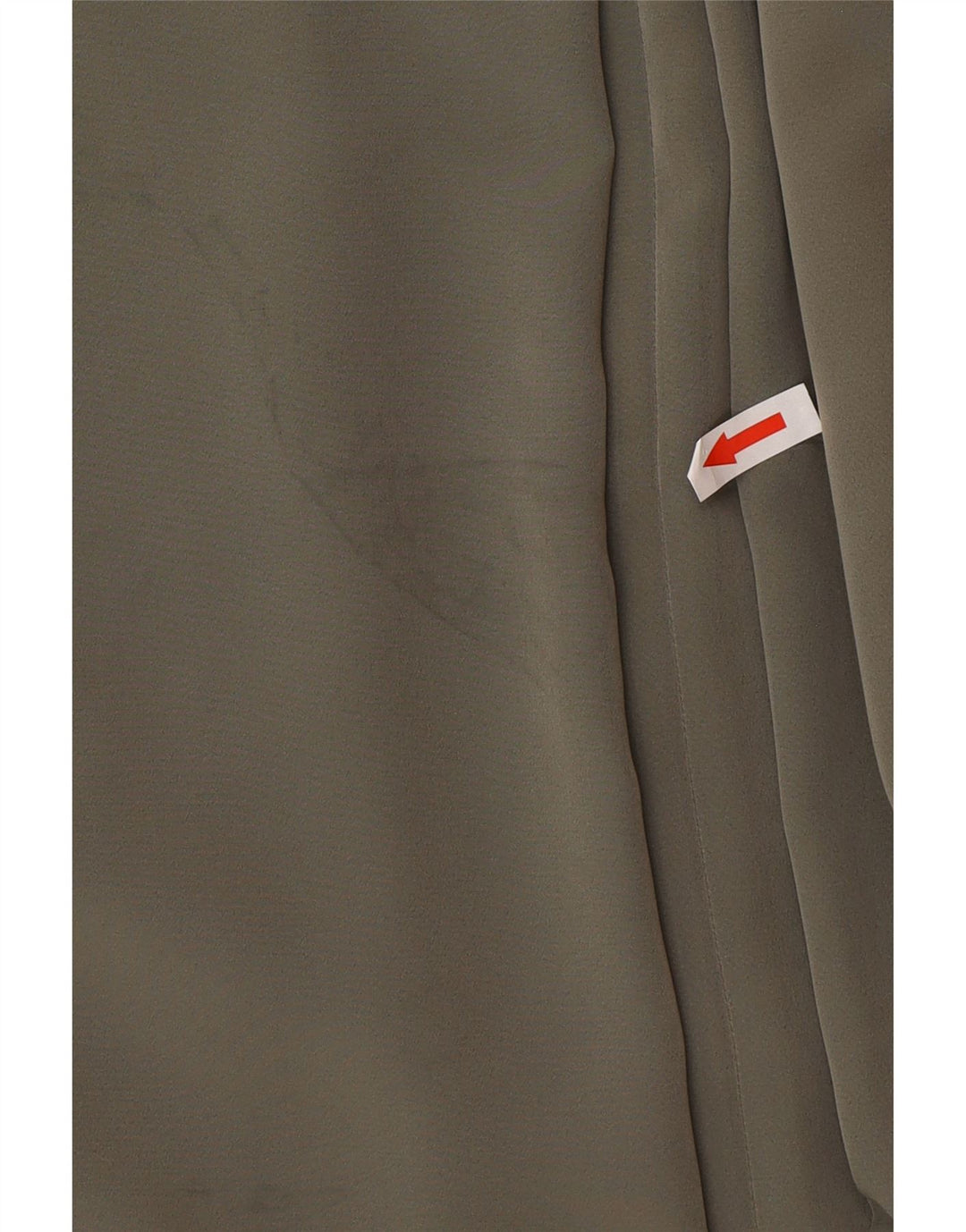 vintage Femmes Loose Fit Overcoat UK 20 2XL Vert Polyester