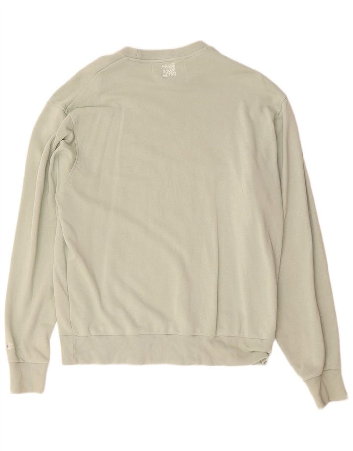Champion Sweat-Shirt Homme Vert Moyen Coton