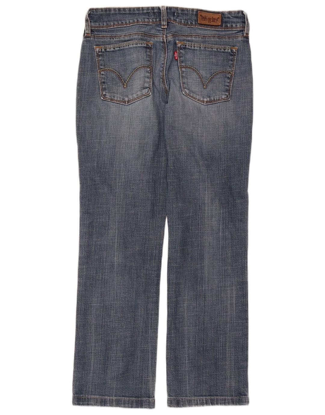 LEVI'S Womens 570 Straight Jeans W31 L28 Blue Cotton