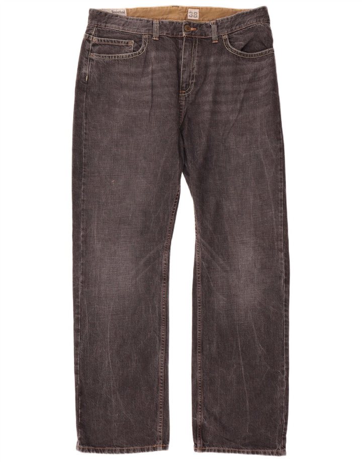 Timberland Jean droit homme W38 L35 gris coton