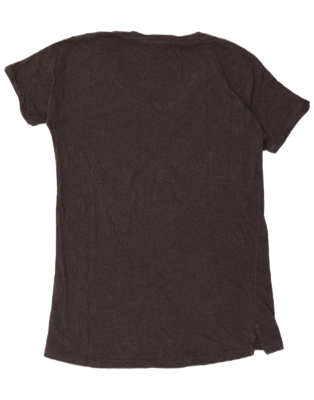 CONVERSE T-shirt graphique pour femme UK 14 Large Gris Coton