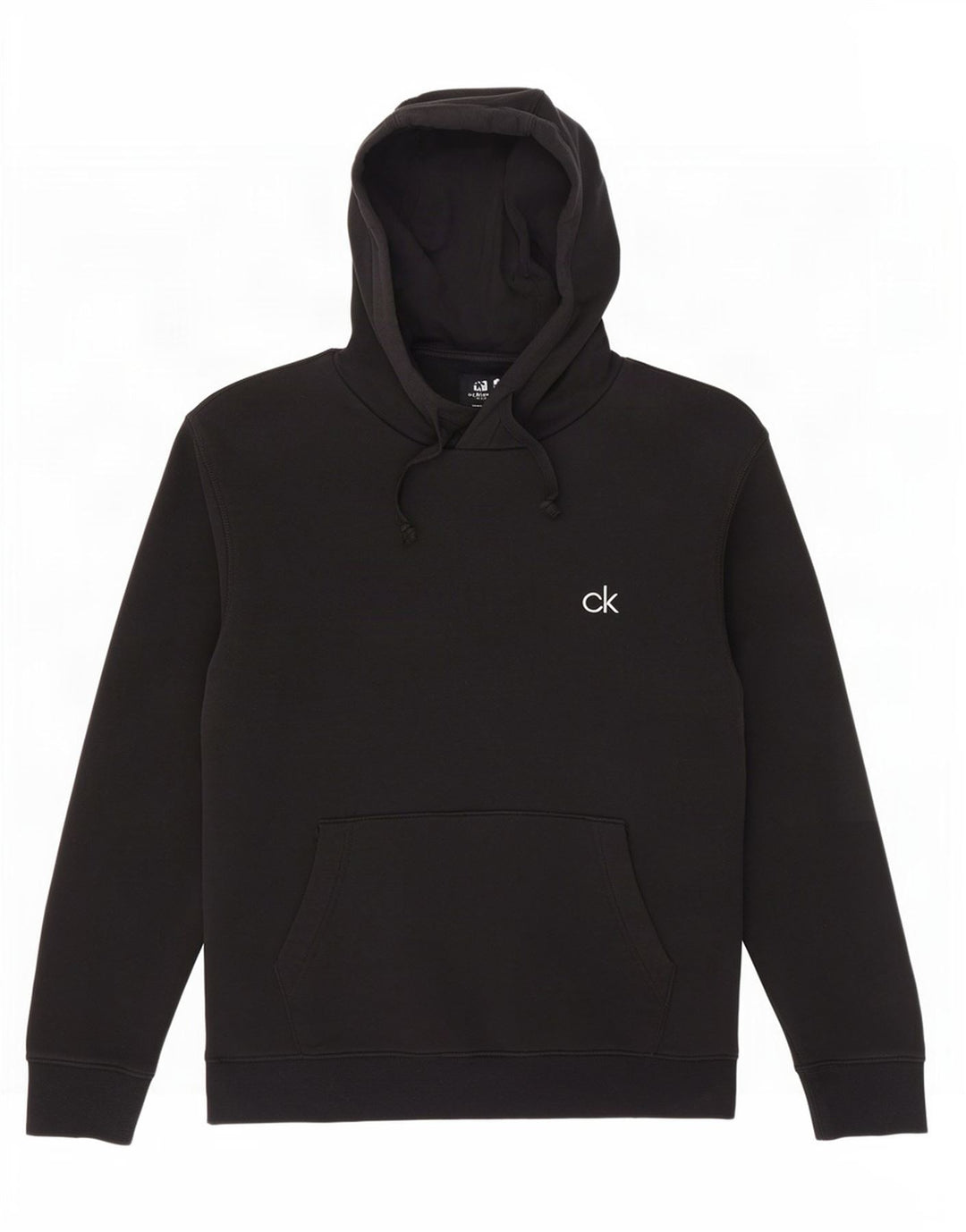 Calvin Klein Pull à capuche Golf homme en coton noir moyen
