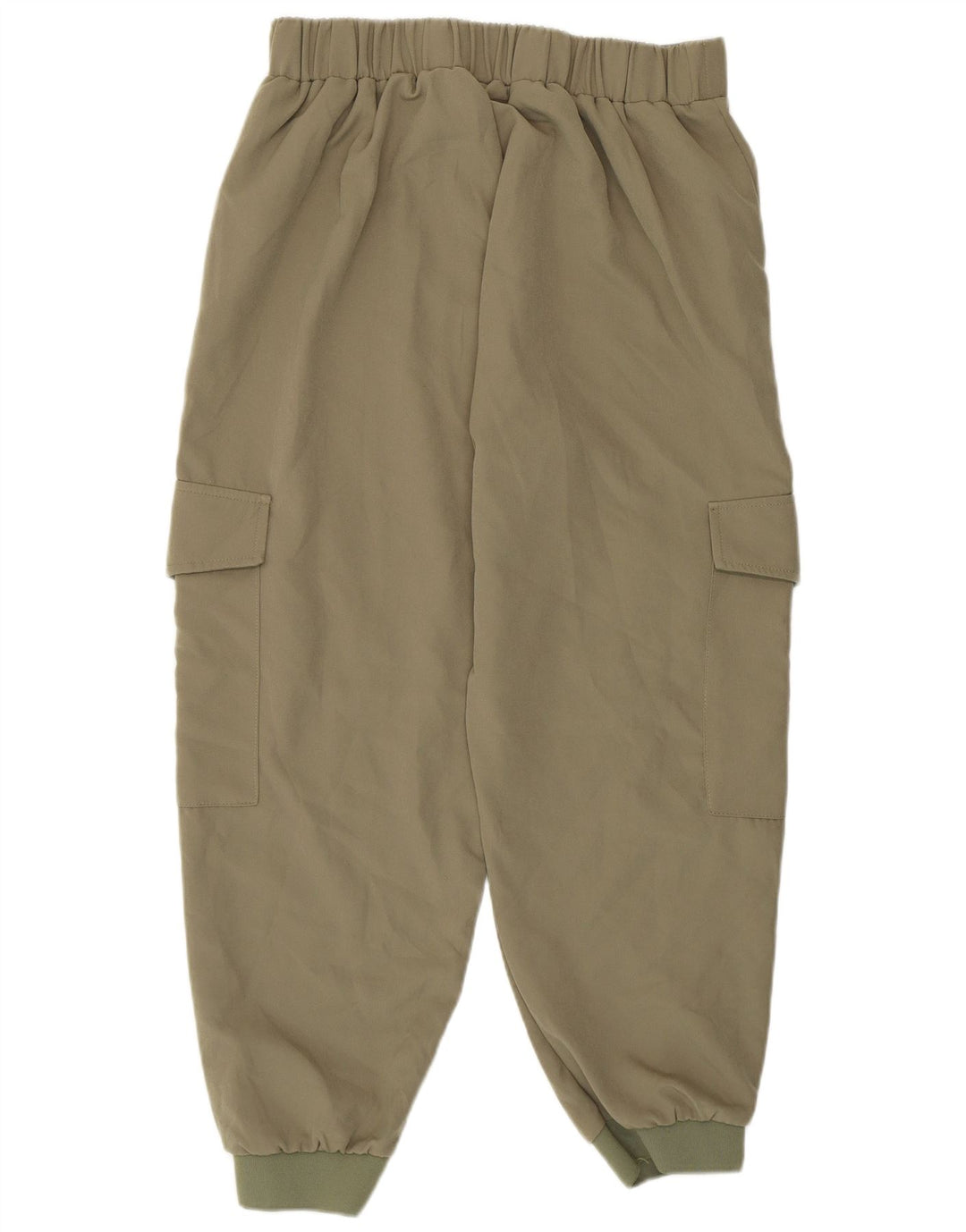 Zara Pantalon Cargo Joggers Femme Large W32 L26 Kaki