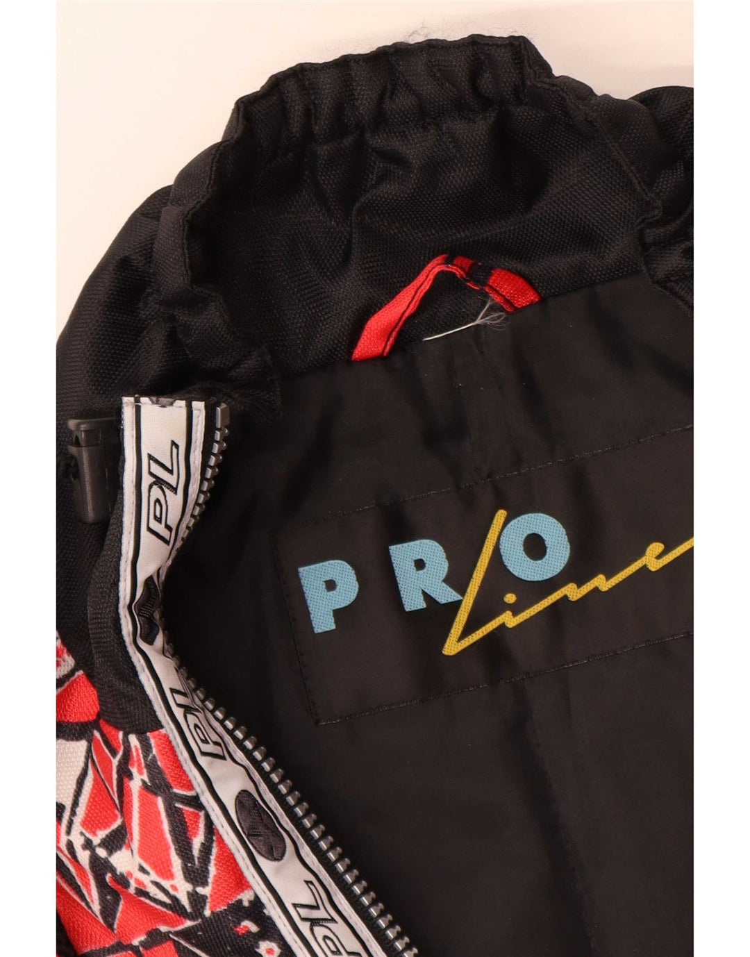 Proline Mens Graphic Anorak Jacket UK 40 Large Rouge Géométrique Polyamide