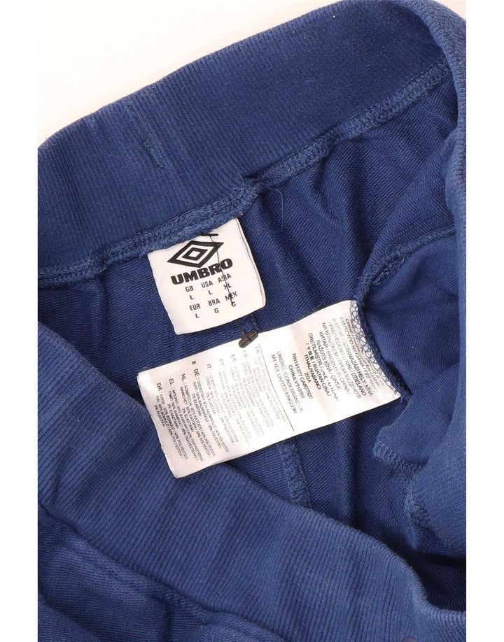 Umbro Short de Sport Homme Grand Bleu Coton