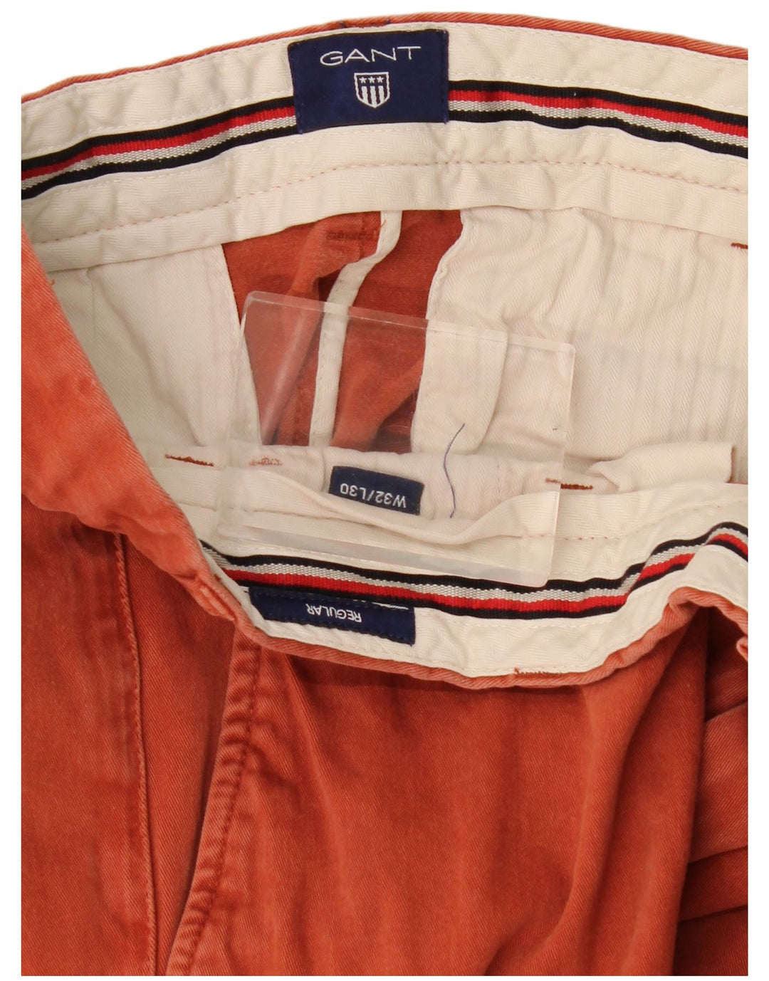 Gant Pantalon Chino Regular Homme W32 L30 Rouge