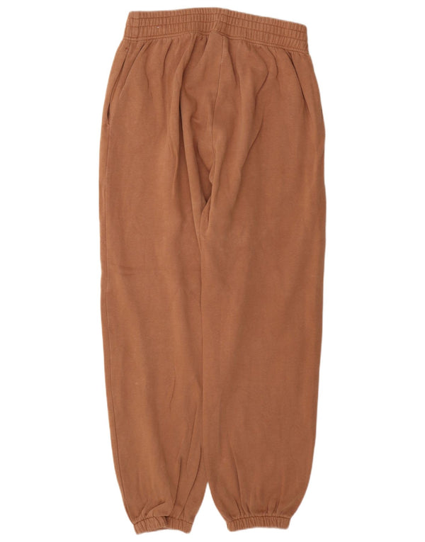 Nike Pantalon de survêtement coupe ample pour femme UK 12 en coton marron moyen