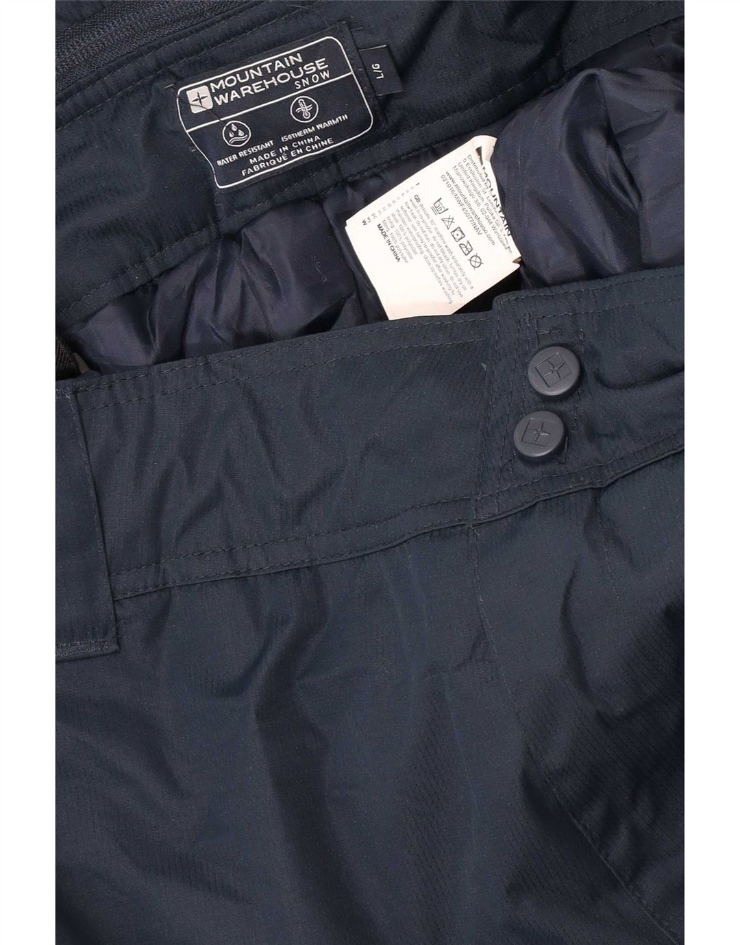 Mountain Warehouse Salopette de ski pour homme en polyester bleu marine Taille L