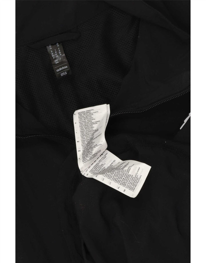 Adidas Veste de survêtement surdimensionnée pour femme UK 12/14 Noir moyen