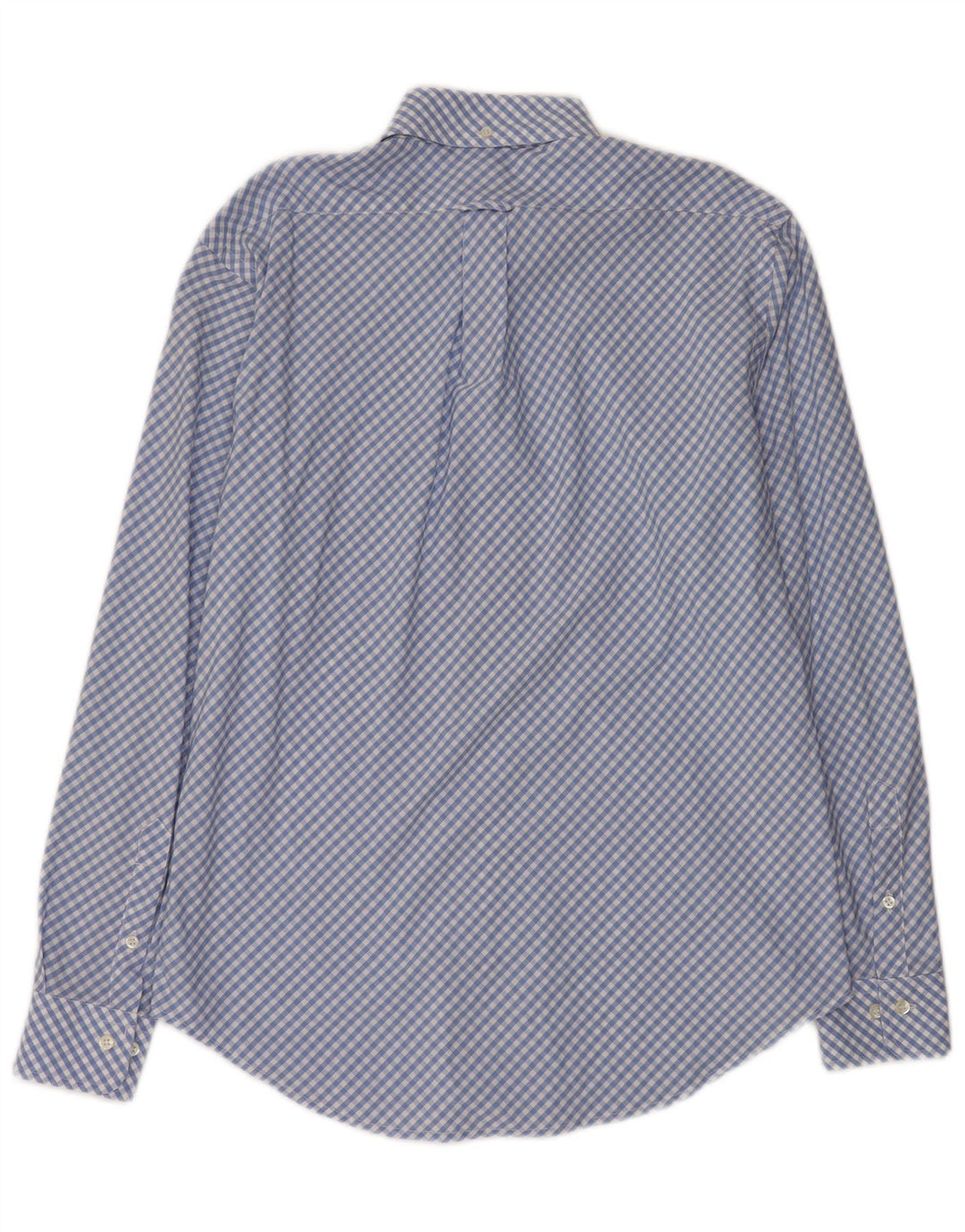 HENRY COTTONS Chemise Homme Taille 40 Coton Vichy Bleu Moyen