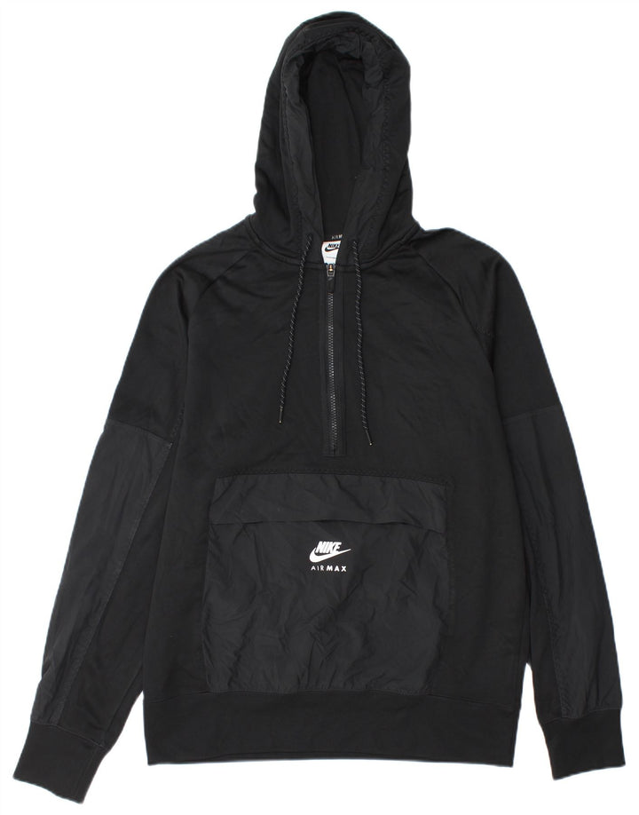 Nike Pull à capuche Therma-Fit pour homme Noir moyen Polyester