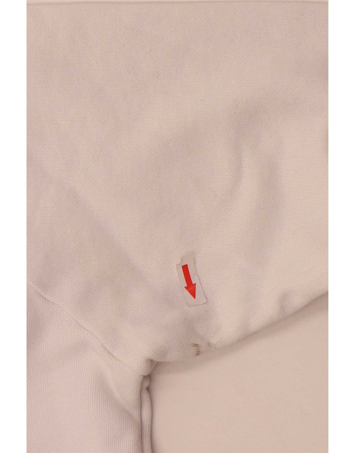 Adidas Sweat-shirt pour femme en coton blanc moyen