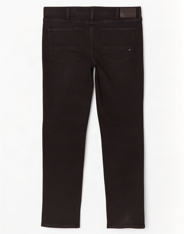 Tommy Hilfiger Jean droit Denton homme W38 L30 coton noir