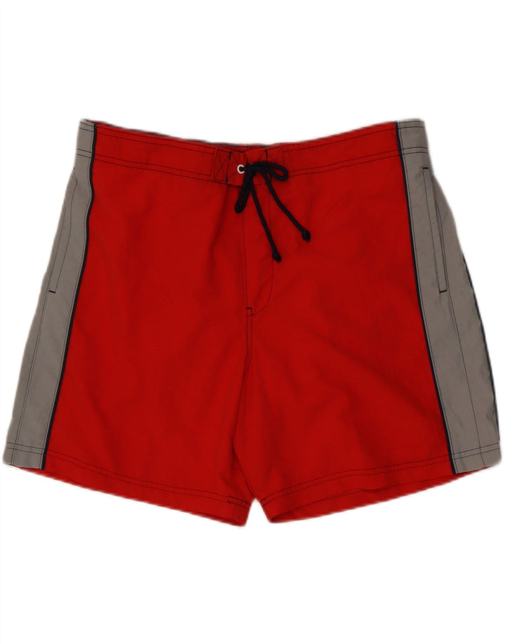 Marks & Spencer Short de Bain Homme XL Rouge Colorblock Polyester