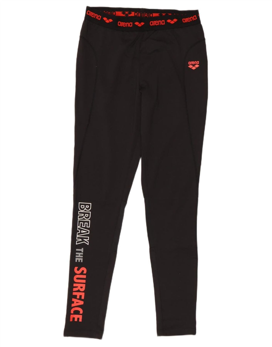Arena Legging graphique pour femme UK 42 Medium Noir Polyester