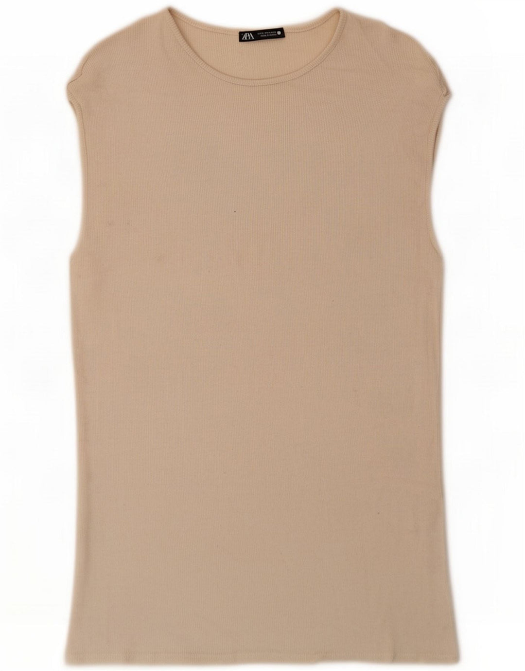 Zara Femme Débardeur Oversize UK 10 Petit Beige
