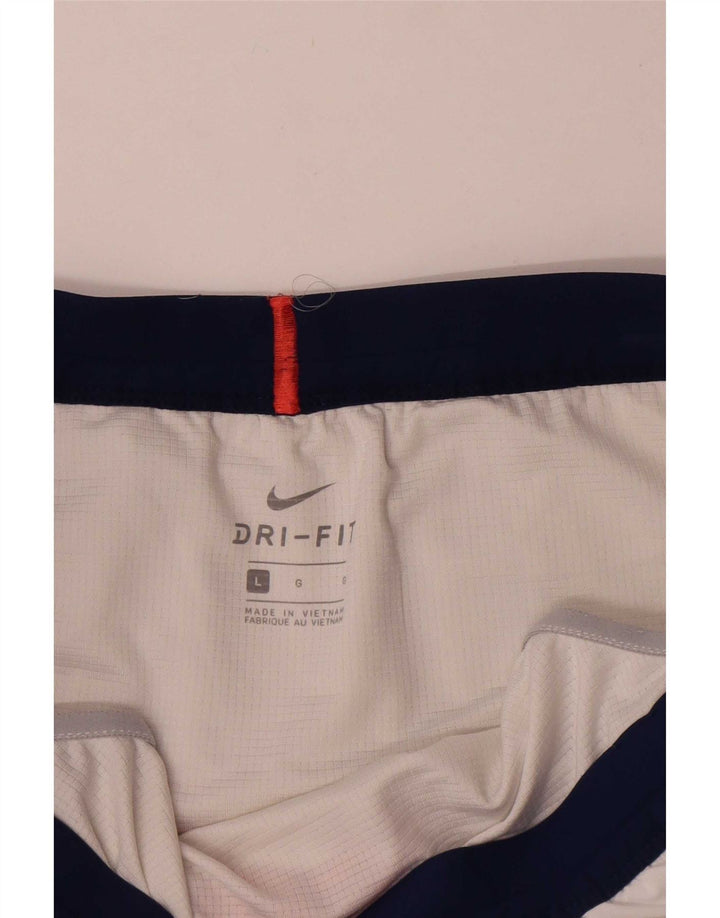Nike Short de sport graphique pour homme - Large - Rouge color block