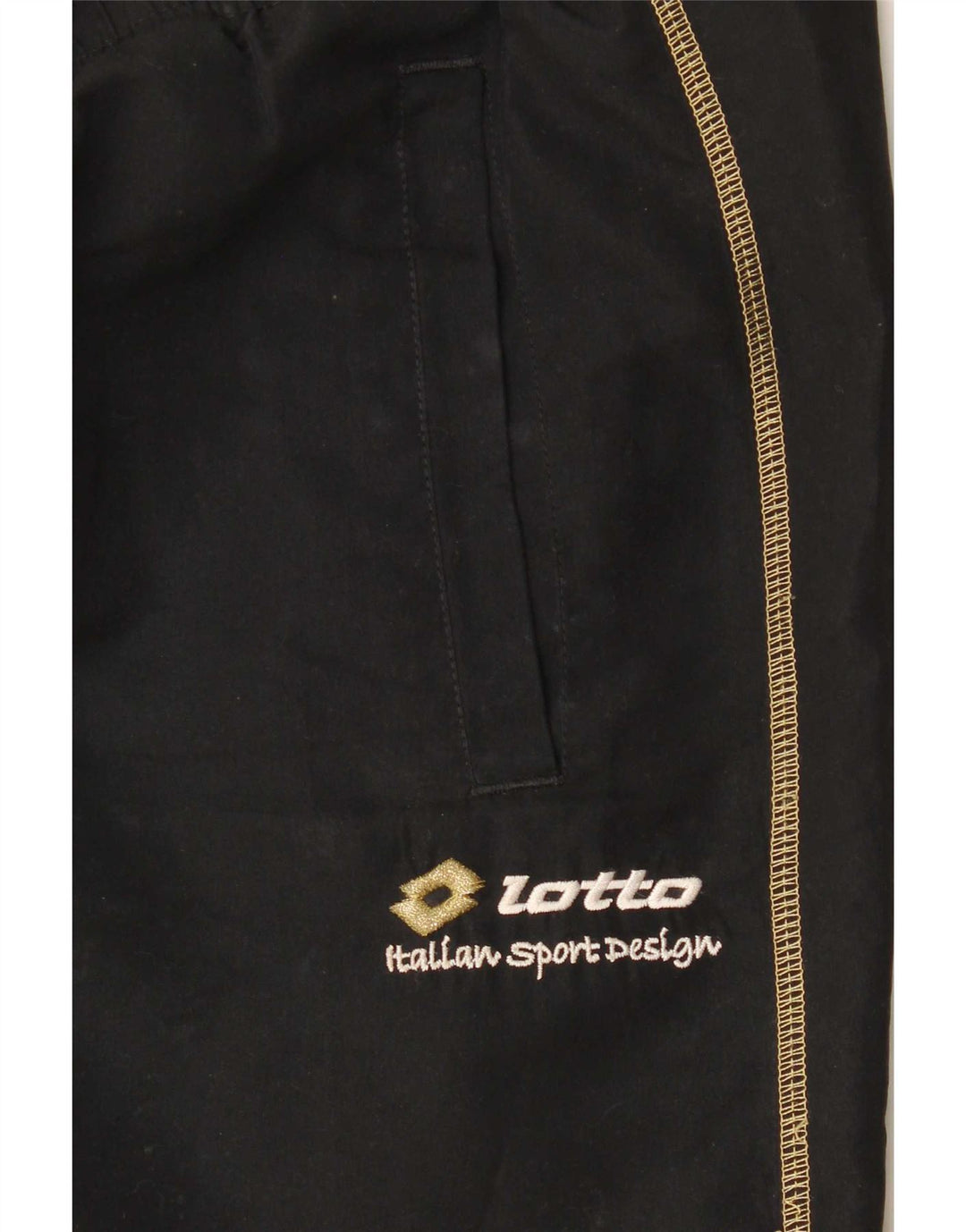 Lotto Pantalon de survêtement pour homme Taille L Noir