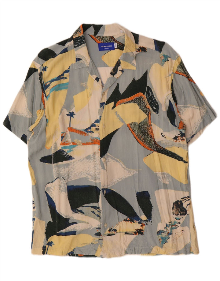 JACK & JONES Chemise Graphique à Manches Courtes Homme Multicolore Hawaïen