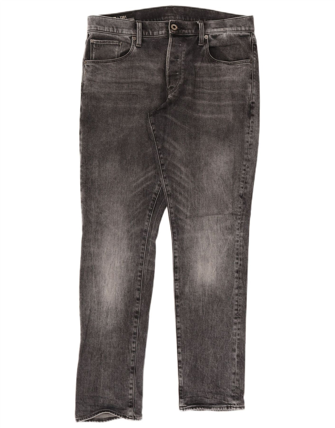 G-Star Jean Regular Tapered Homme W34 L34 Gris Coton