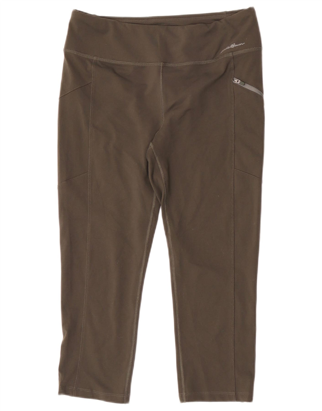 Eddie Bauer Leggings Capri pour femme UK 12 Polyester vert moyen