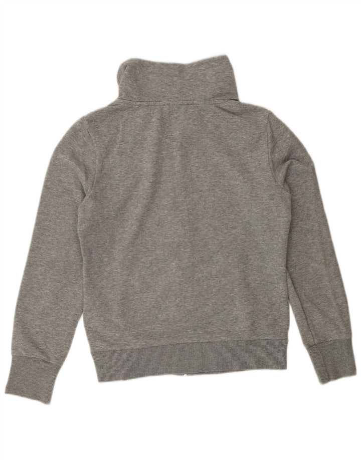 Puma Veste de survêtement pour femme UK 10 Petit coton moucheté gris
