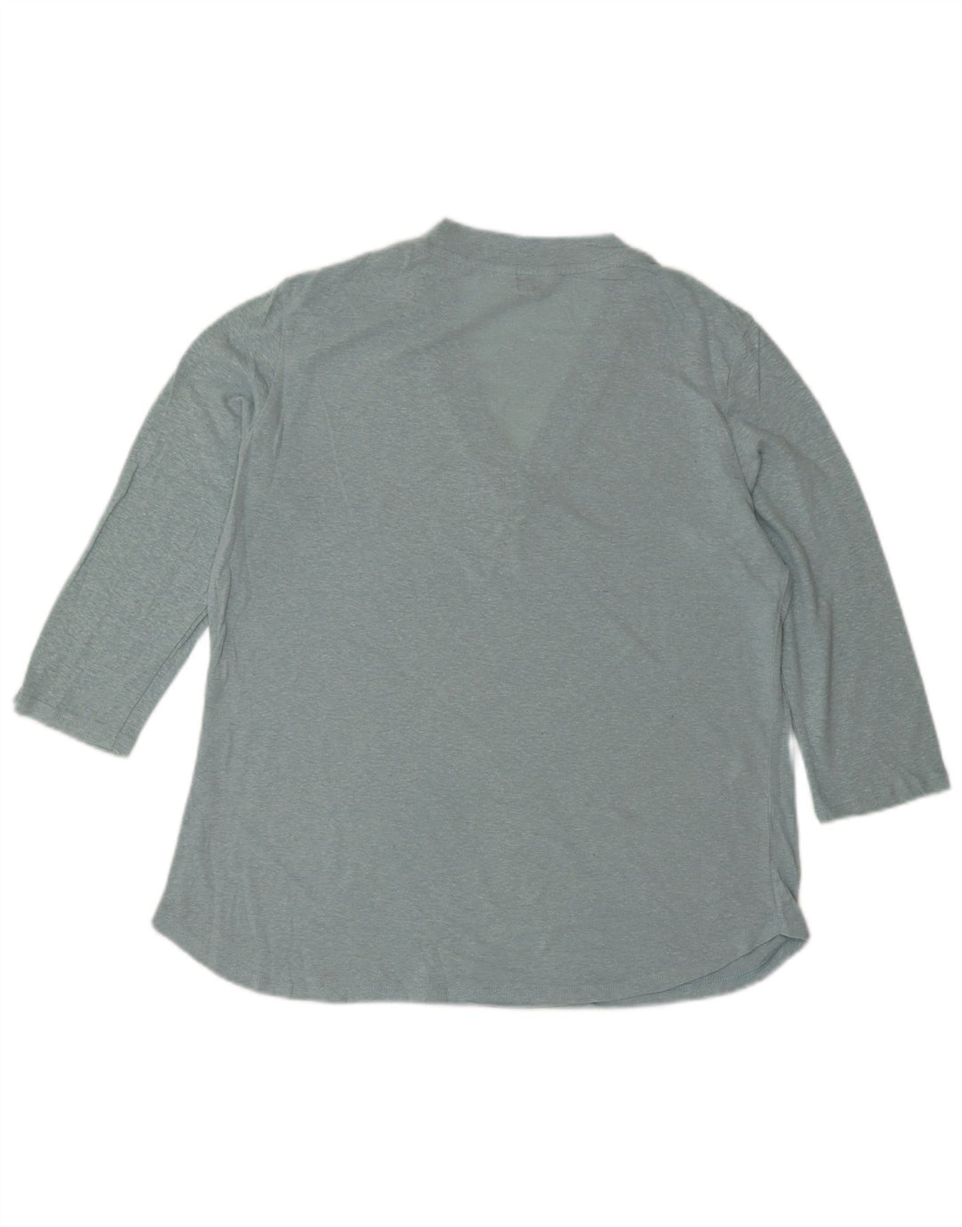 ORVIS Haut surdimensionné à manches 3/4 pour femme UK 10 Petit Bleu