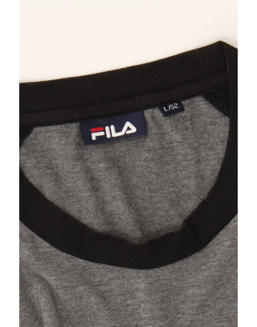 Fila Haut graphique à manches longues pour hommes IT 52 Large Gris