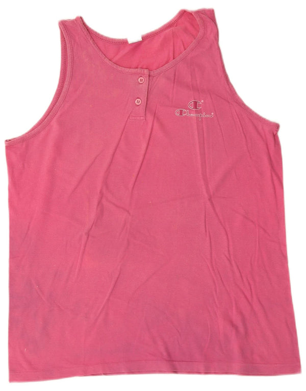 Champion Débardeur Femme UK 18 XL Rose Coton