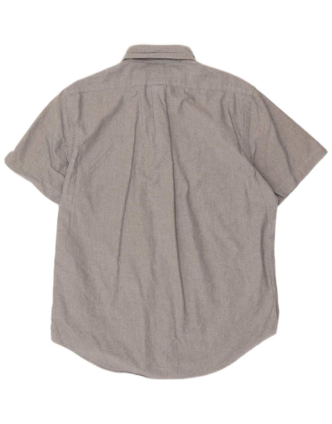 RALPH LAUREN Chemise à manches courtes pour homme, coupe classique, gris moyen, en coton