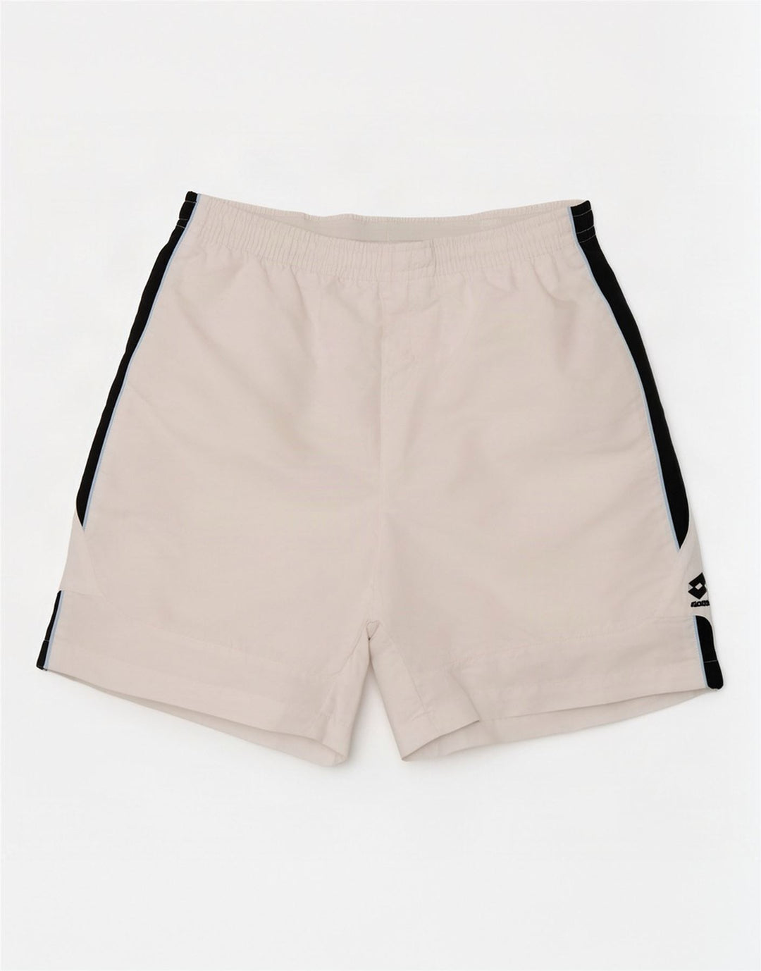Lotto Short de Sport Graphique Homme Blanc Colorblock Moyen