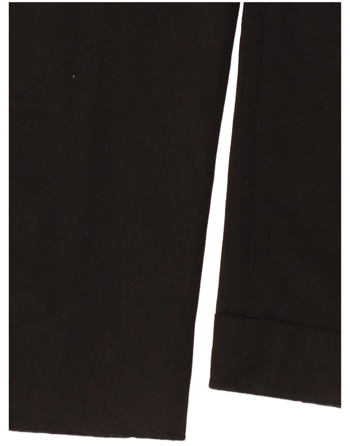 Zara Pantalon Chino Slim Femme Large W34 L30 Noir