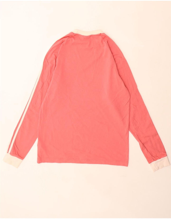Adidas Haut à manches longues pour homme Petit coton rose