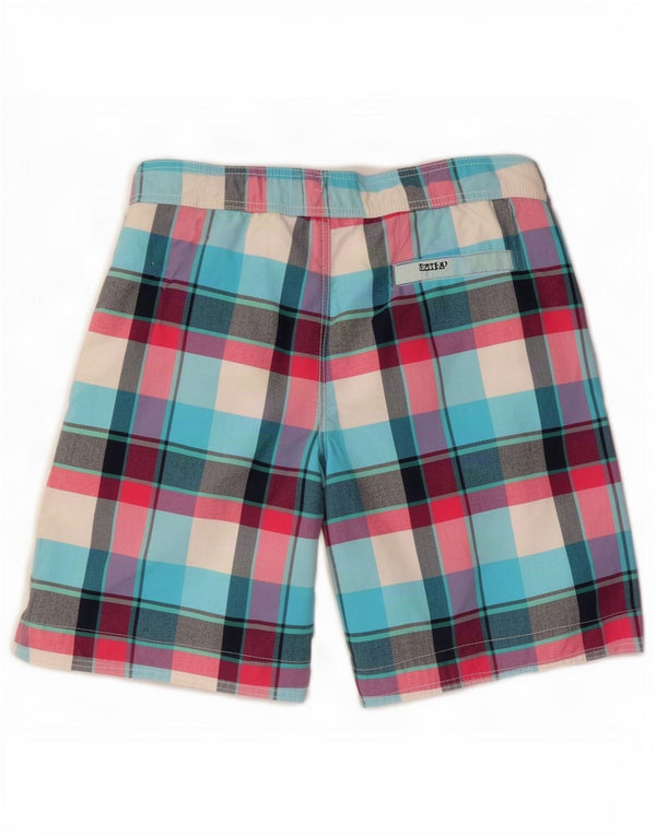 Hollister Short de Bain Regular Homme Medium Multicolore Plaid Beach