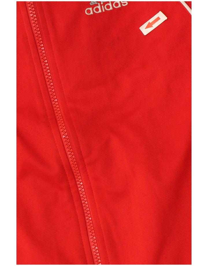 Adidas Veste de Survêtement Fille 11-12 Ans Rouge